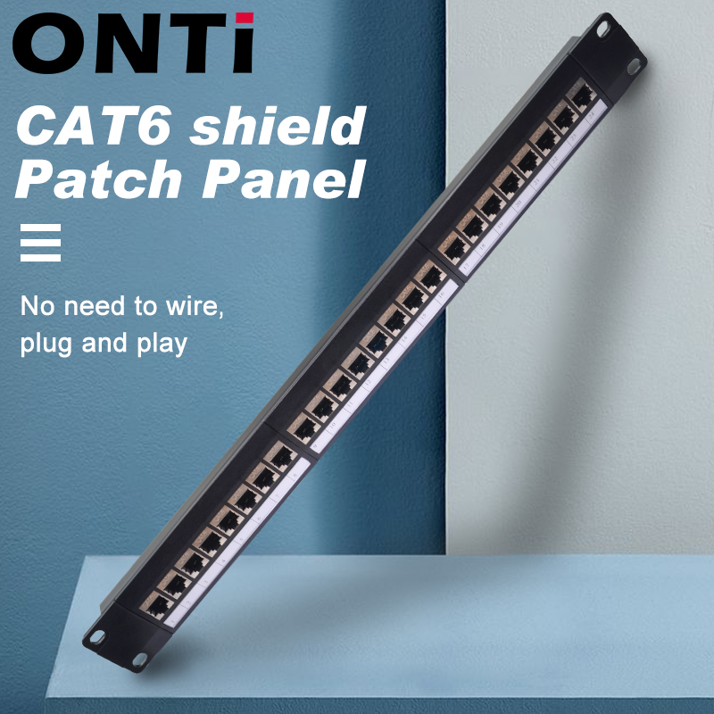 Server Rack Shelf - ONTi 19in 1U Giá 24 Cổng