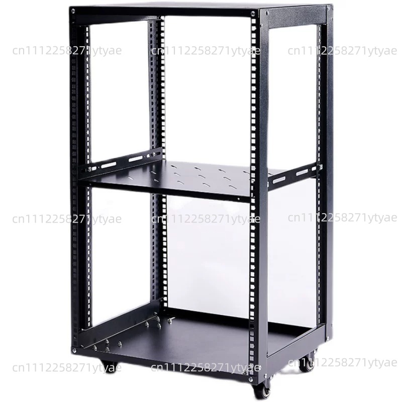 Server Rack Shelf - 18U Simple Open Network Cabinet 2mm