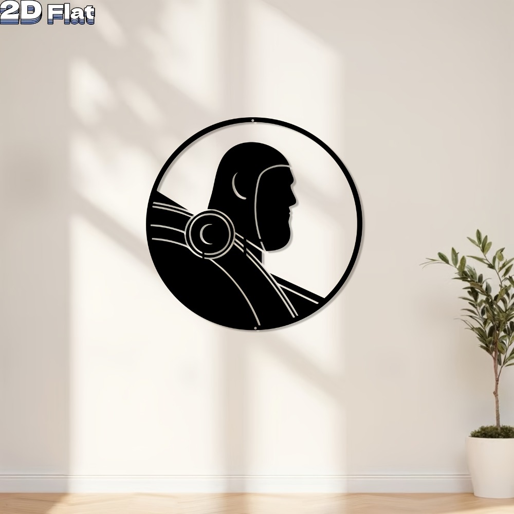 Modern Robot Aluminum Wall Art - đánh giá và giá Office Tech Decor