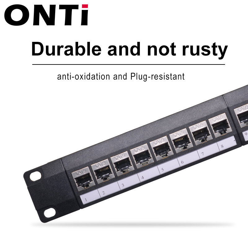 ONTi 19in 1U Giá 24 Cổng CAT6  - đánh giá và giá Server Rack Shelf