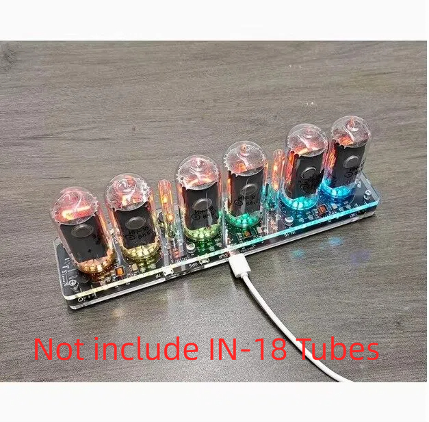 GHXAMP 6-Digit IN-18 Nixie Tub - đánh giá và giá Tech Office Youtube