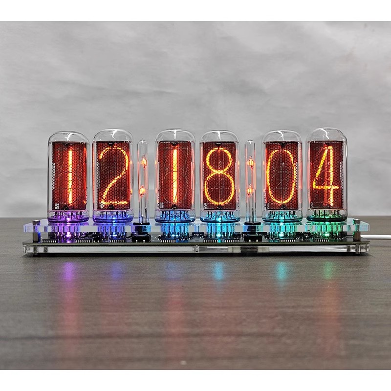 GHXAMP 6-Digit IN-18 Nixie Tub - đánh giá và giá Tech Office Youtube