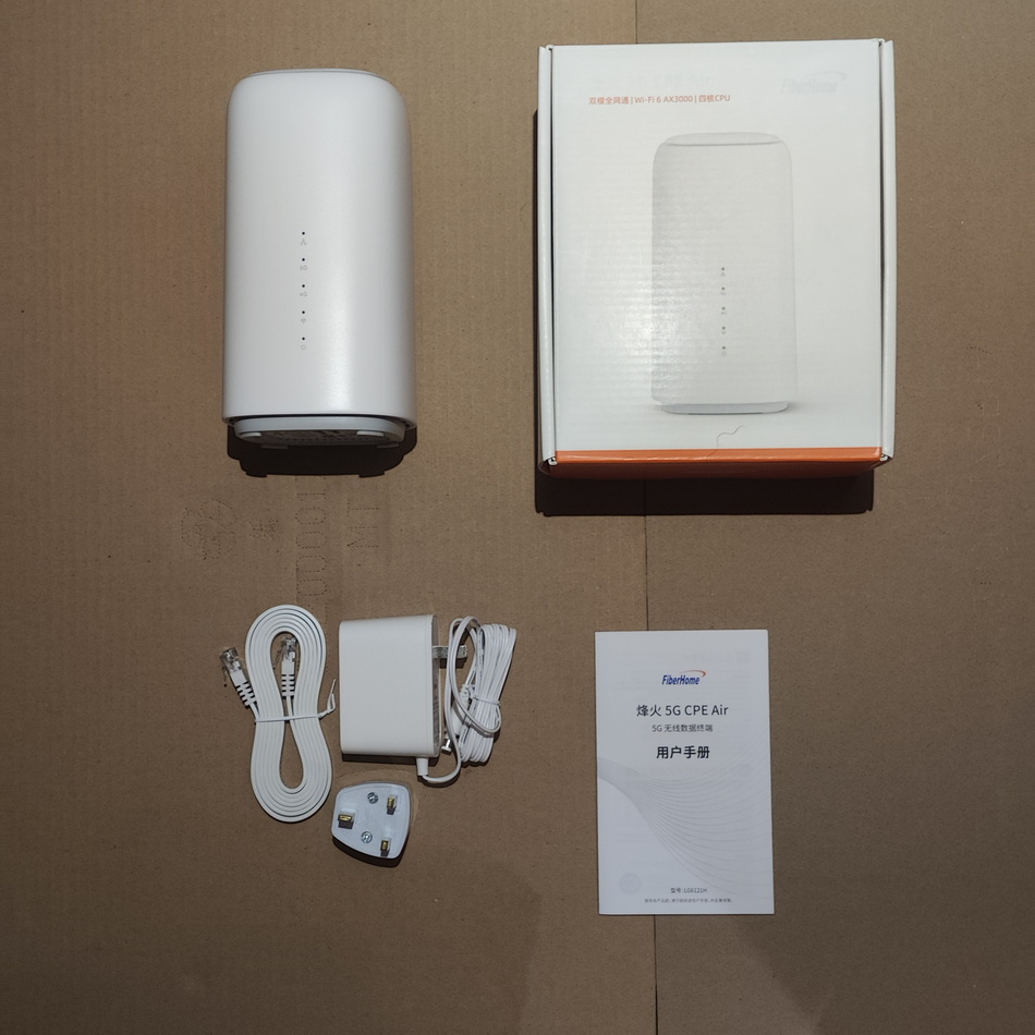 New FiberHome 5G Indoor CPE LG - đánh giá và giá 4G Lte Router Sim