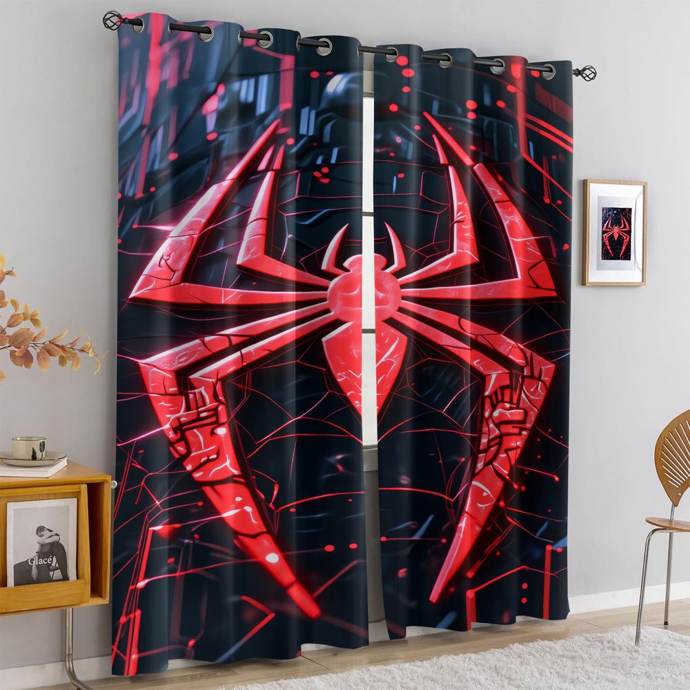 Spider Print Curtains Futurist - đánh giá và giá Tech Office Youtube