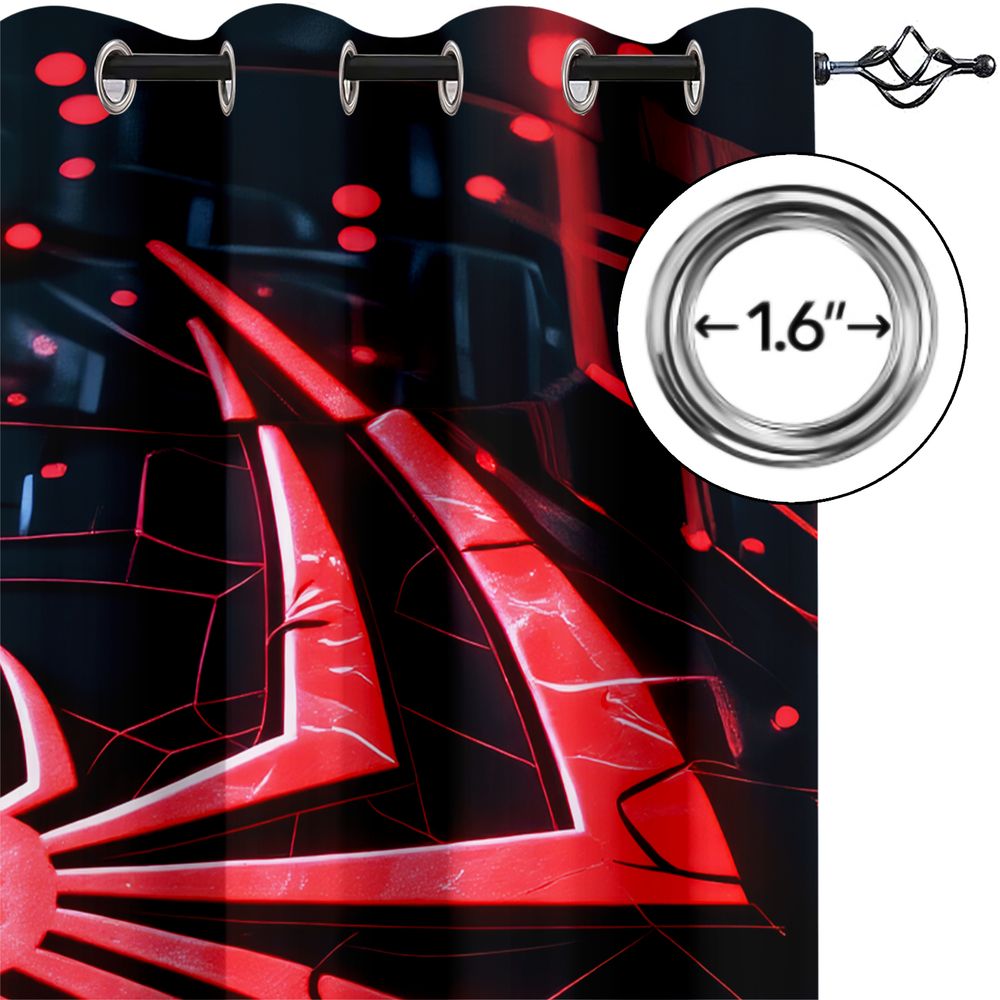Spider Print Curtains Futurist - đánh giá và giá Tech Office Youtube