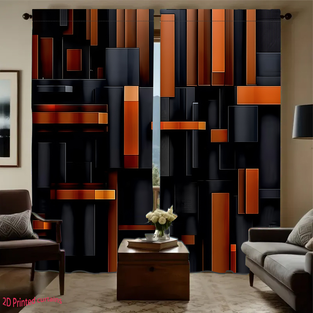 2pcs Abstract Geometric Curtai - đánh giá và giá Tech Office Youtube