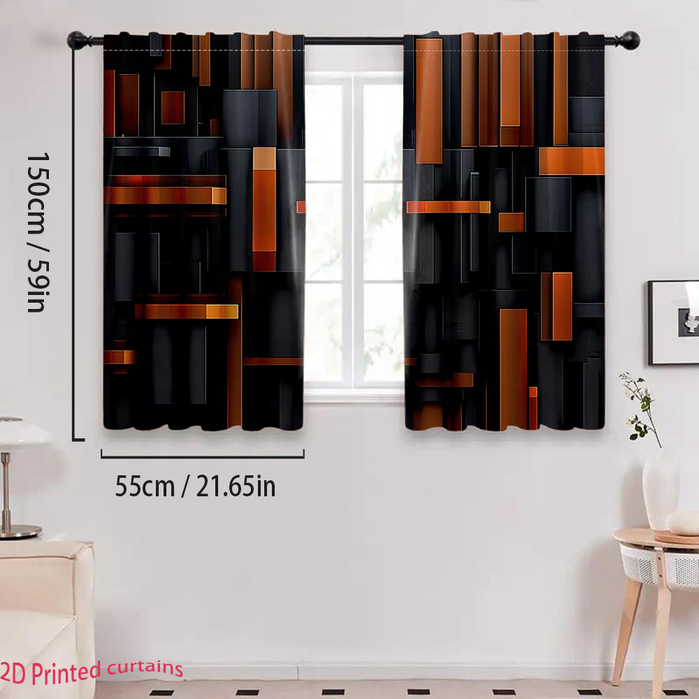 2pcs Abstract Geometric Curtai - đánh giá và giá Tech Office Youtube