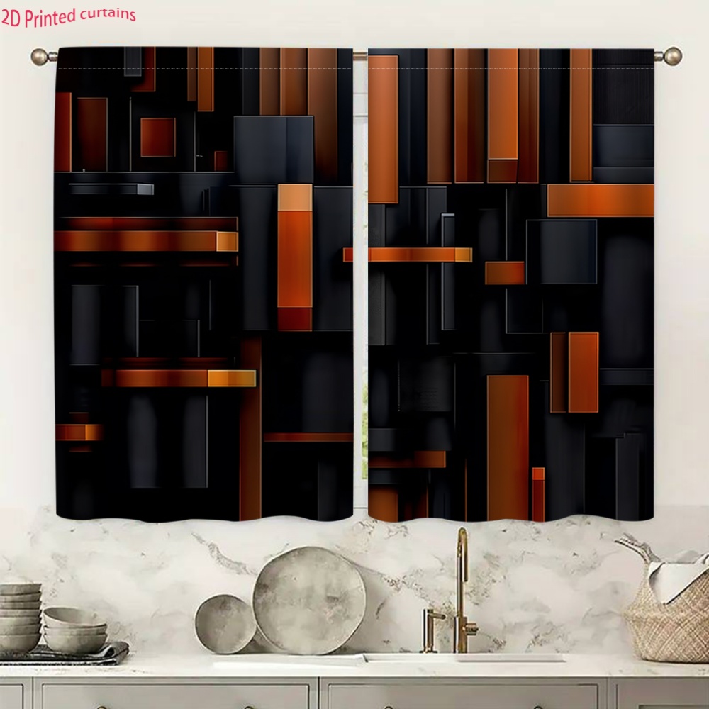 2pcs Abstract Geometric Curtai - đánh giá và giá Tech Office Youtube