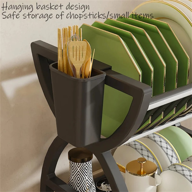 2 Tier Dish Drying Rack Kitche - đánh giá và giá Server Rack Shelf