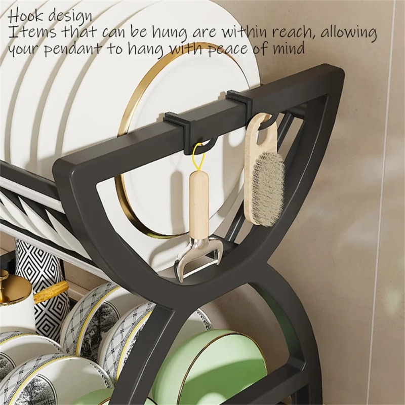 2 Tier Dish Drying Rack Kitche - đánh giá và giá Server Rack Shelf