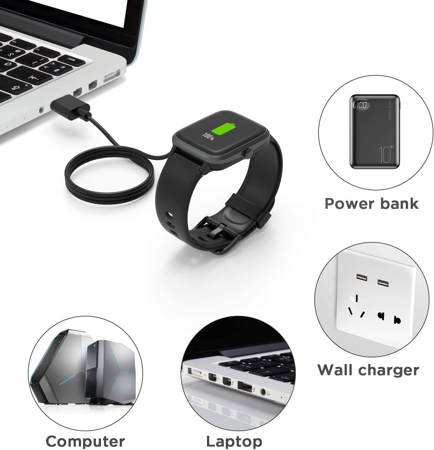 USB Charger Cable For Smart Wa - đánh giá và giá Usb Extender Active