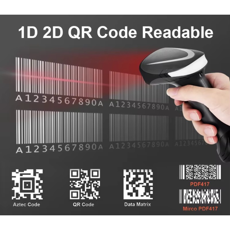 Handheld USB Wired 1D 2D Barco - đánh giá và giá Barcode Scanner 2D