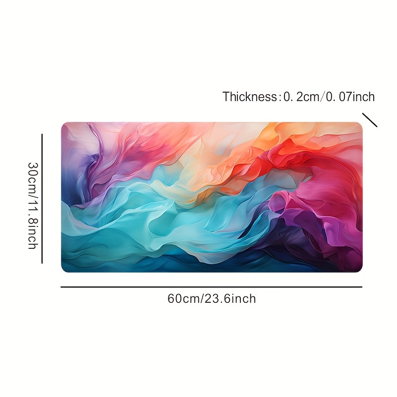 Large Abstract Color Mouse Pad - đánh giá và giá Office Tech Decor