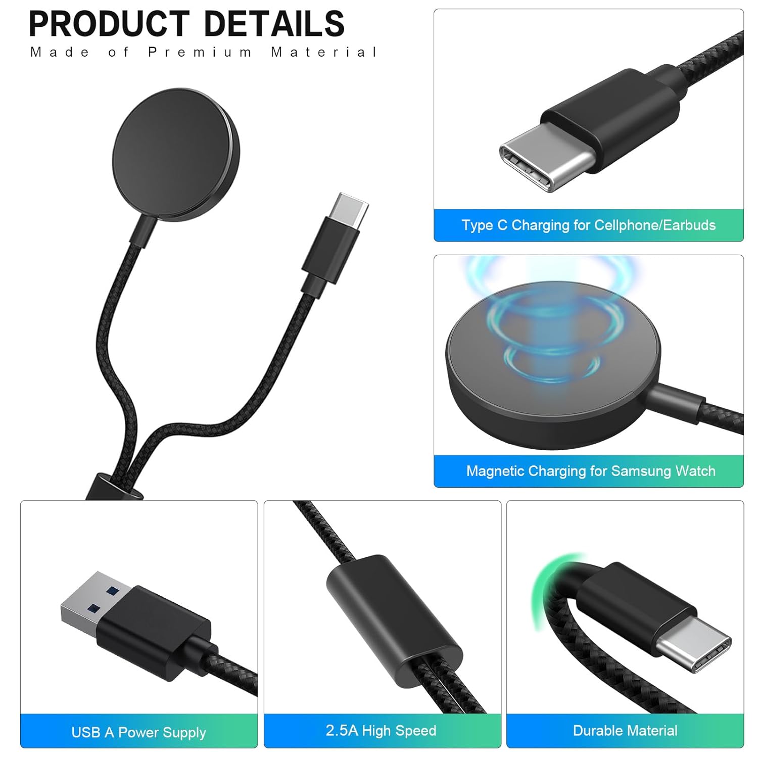 2-in-1 Charger for Samsung Gal - đánh giá và giá Usb Extender Active