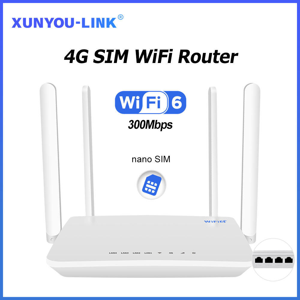XUNYOU-LINK 4G SIM WiFi Router - đánh giá và giá 4G Lte Router Sim
