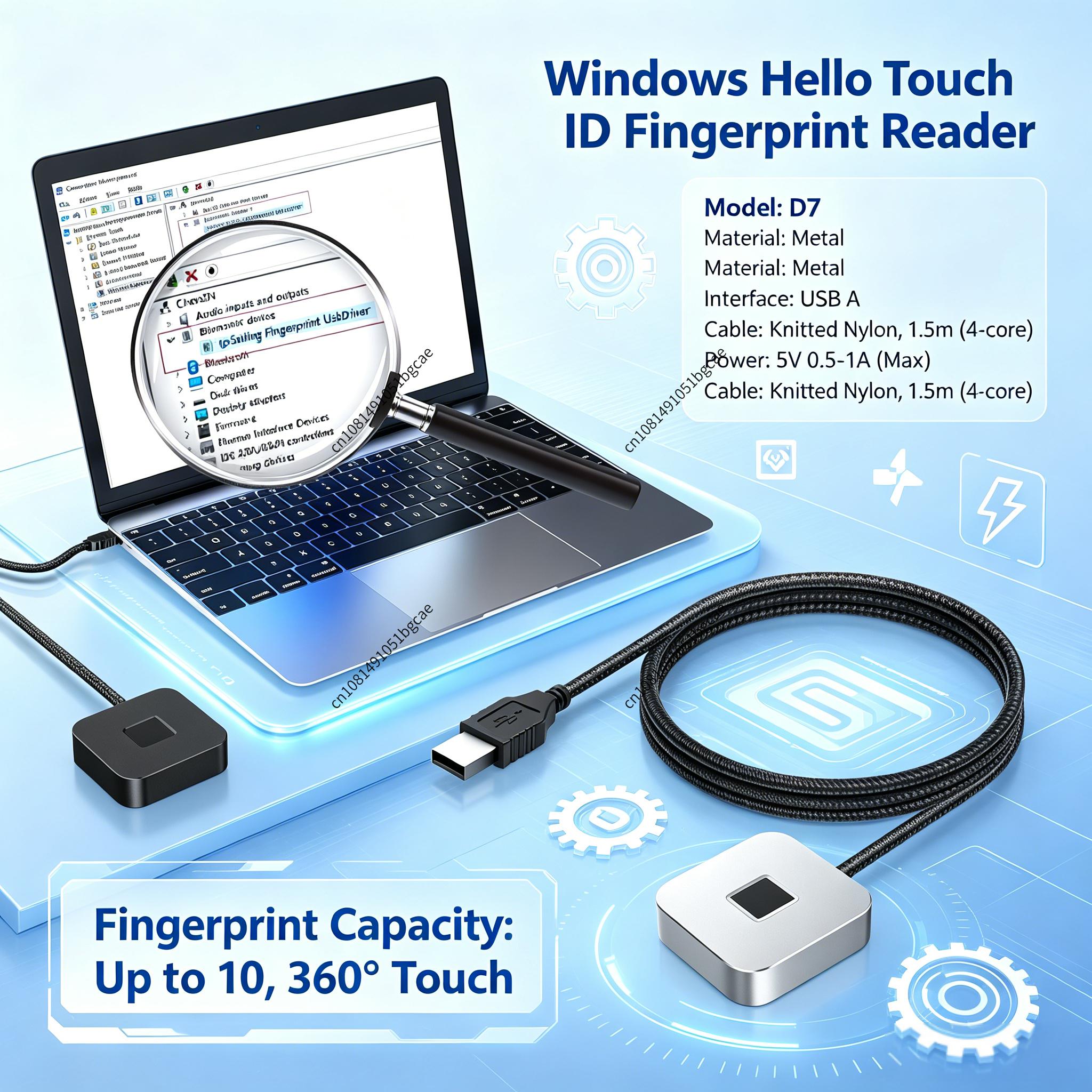 USB Fingerprint Reader with 5f - đánh giá và giá Fingerprint Reader Usb